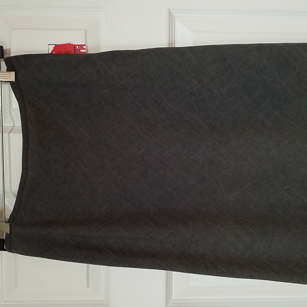 NYC MADE!  Vintage Skirt! Perfect Condition. Charcoal Gray. NWT. Long, Maxi.